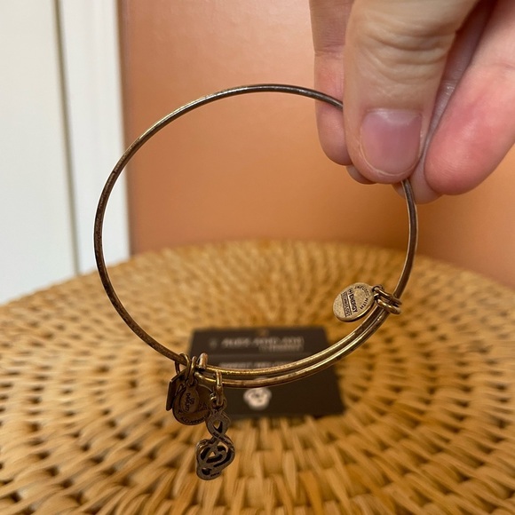 Alex & Ani Sweet Melody Expandable Silver Bangle - Picture 3 of 5